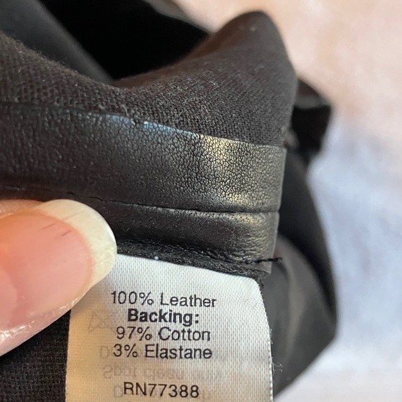 J. Crew Collection leather stretch leggings - Picture 7 of 10